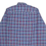 TOMMY HILFIGER Mens Shirt Blue Check Long Sleeve M