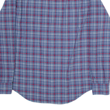 TOMMY HILFIGER Mens Shirt Blue Check Long Sleeve M
