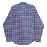 TOMMY HILFIGER Mens Shirt Blue Check Long Sleeve M