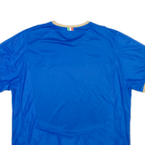 PUMA Italy FC Mens T-Shirt Blue V-Neck 2XL