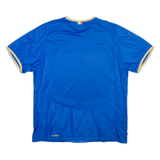PUMA Italy FC Mens T-Shirt Blue V-Neck 2XL