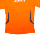 ADIDAS ORIGINALS FC Bayern Munich Mens Football Shirt Jersey Orange Crew Neck M