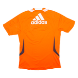 ADIDAS ORIGINALS FC Bayern Munich Mens Football Shirt Jersey Orange Crew Neck M