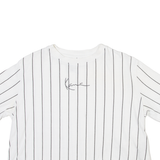 KARL KANI Womens T-Shirt White Crew Neck XS