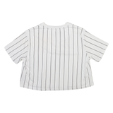KARL KANI Womens T-Shirt White Crew Neck XS