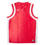 ERIMA Basketball Mens Jersey Red Sleeveless V-Neck XL