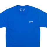 DKNY Mens T-Shirt Blue Crew Neck M
