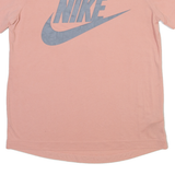 NIKE Mens T-Shirt Pink Crew Neck S
