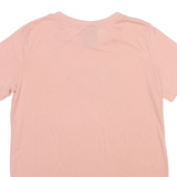 NIKE Mens T-Shirt Pink Crew Neck S