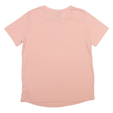 NIKE Mens T-Shirt Pink Crew Neck S