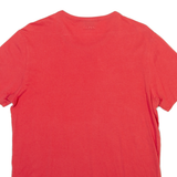 BOSS HUGO BOSS Mens T-Shirt Pink Crew Neck M