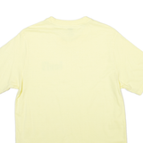 LEVI'S Mens T-Shirt Yellow Crew Neck XS