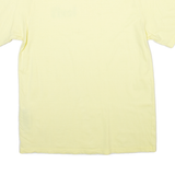 LEVI'S Mens T-Shirt Yellow Crew Neck XS