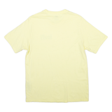 LEVI'S Mens T-Shirt Yellow Crew Neck XS