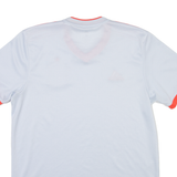 ADIDAS Spain FC Mens Football Shirt Jersey Blue V-Neck M