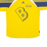 ADIDAS Helmuth Beck AG Mens Football Shirt Jersey Yellow V-Neck L