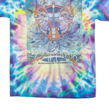 GILDAN 2019 Bonnaroo Music And Arts Festival Mens Tie Dye T-Shirt Blue USA M