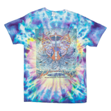 GILDAN 2019 Bonnaroo Music And Arts Festival Mens Tie Dye T-Shirt Blue USA M