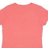 GILDAN Life's A Beach Miami Florida Womens T-Shirt Pink USA Crew Neck L