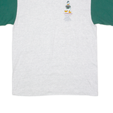 DISNEY Donald Duck Mens T-Shirt Grey 90s Crew Neck L