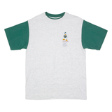 DISNEY Donald Duck Mens T-Shirt Grey 90s Crew Neck L