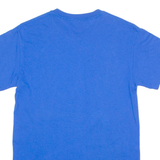 GILDAN Budapest Souvenir Mens T-Shirt Blue Crew Neck S