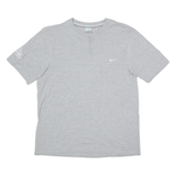 NIKE Youth Sport Trust Mens T-Shirt Grey Crew Neck M