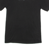 KARL KANI Mens T-Shirt Black Crew Neck S