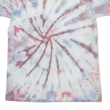 FRUIT OF THE LOOM Boys Tie Dye T-Shirt Blue Crew Neck 12-13Y