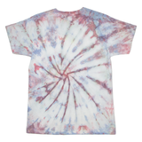 FRUIT OF THE LOOM Boys Tie Dye T-Shirt Blue Crew Neck 12-13Y