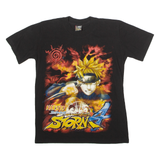 BLETSAYER Naruto Anime Mens T-Shirt Black Crew Neck S