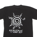 BLETSAYER Naruto Anime Mens T-Shirt Black Crew Neck S