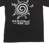 BLETSAYER Naruto Anime Mens T-Shirt Black Crew Neck S