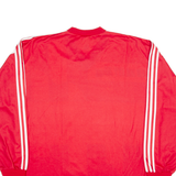 ADIDAS MR STV Hongg Mens Football Shirt Jersey Red 90s V-Neck XL