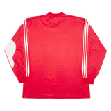 ADIDAS MR STV Hongg Mens Football Shirt Jersey Red 90s V-Neck XL