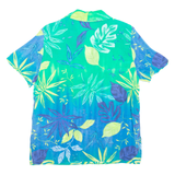 CITYLIFE Mens Hawaiian Shirt Blue Floral S