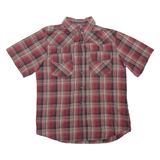 HARLEY DAVIDSON Mens Shirt Red Check S