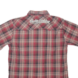 HARLEY DAVIDSON Mens Shirt Red Check S