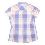 COLUMBIA Womens Shirt Purple Check M