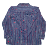 Womens Shirt Blue Striped Long Sleeve L