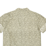 BIG STAR Mens Shirt Brown Floral L