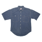 BIG STAR Mens Denim Shirt Blue S