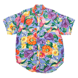 Womens Shirt Blue Floral M