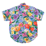 Womens Shirt Blue Floral M