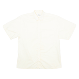 RIAN RUCCI Mens Shirt Cream Crazy Pattern M