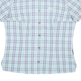 JACK WOLFSKIN Womens Shirt Blue Check M