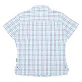 JACK WOLFSKIN Womens Shirt Blue Check M