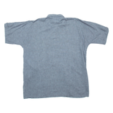 PUNCH Mens Shirt Blue Striped L