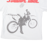 BIEBER Womens Band T-Shirt White USA XL