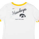 NIKE Iowa Hawkeyes Womens T-Shirt White USA S